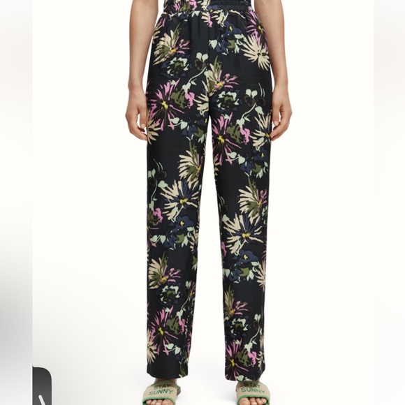 The Gia mid-rise wide-leg printed XS 32 stretch waist - Picture 2 of 16